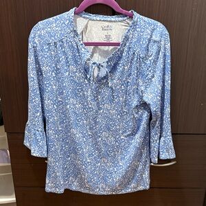 CROFT & BARROW | Floral Blouse S